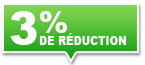 3% de réduction