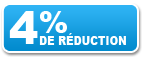 4% de réduction