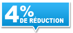 4% de réduction
