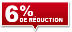 6% de réduction